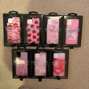 Pink Wildflower Cases (fits iPhone 11/XR)